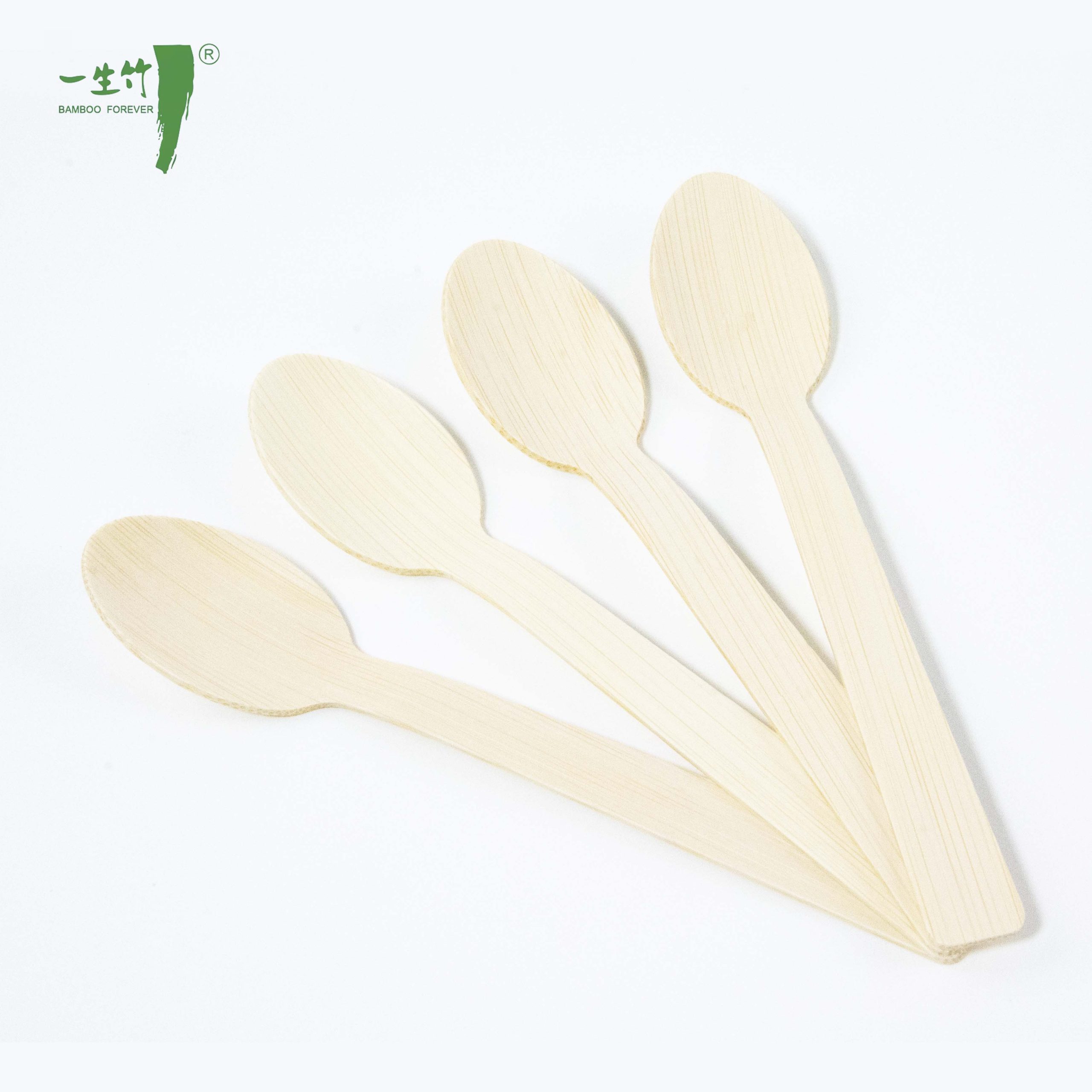 Оптовые одноразовые бамбуковые ложки на заказ