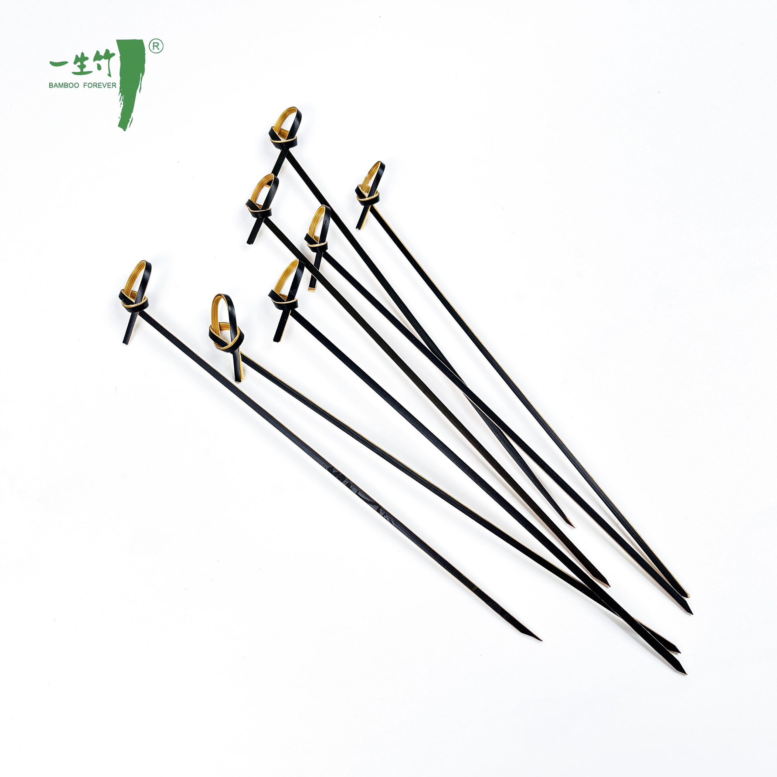 Бамбуковые узловатые шпажки: экологичные одноразовые палочки для закусок на вечеринках