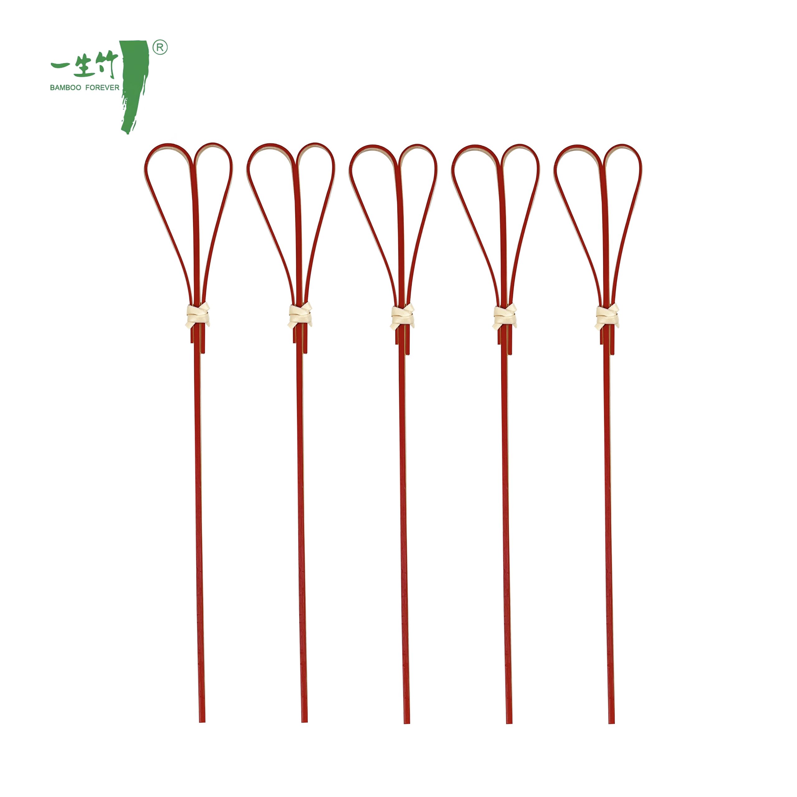 Бамбуковые зубочистки с цветным сердечником