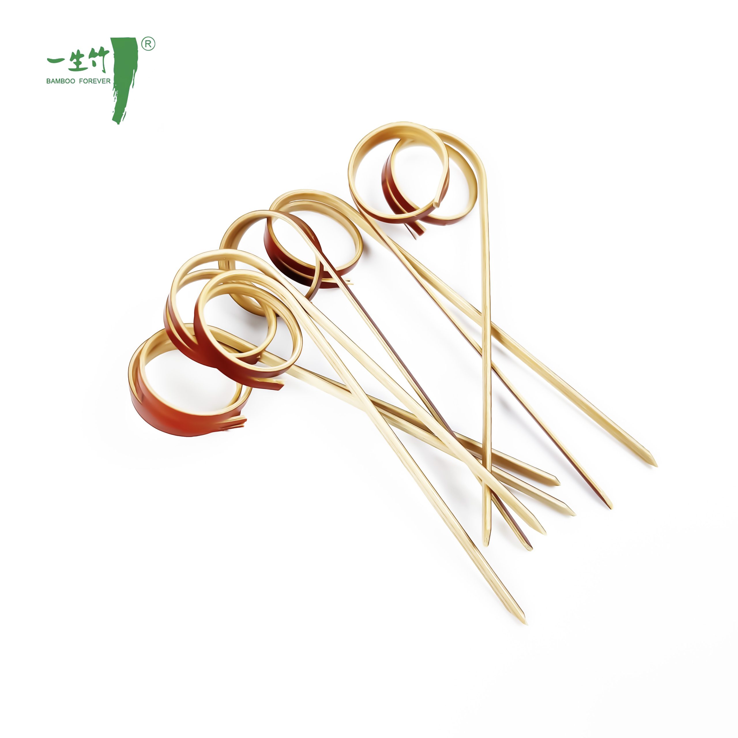 Бамбуковая витринная подставка с цветным покрытием