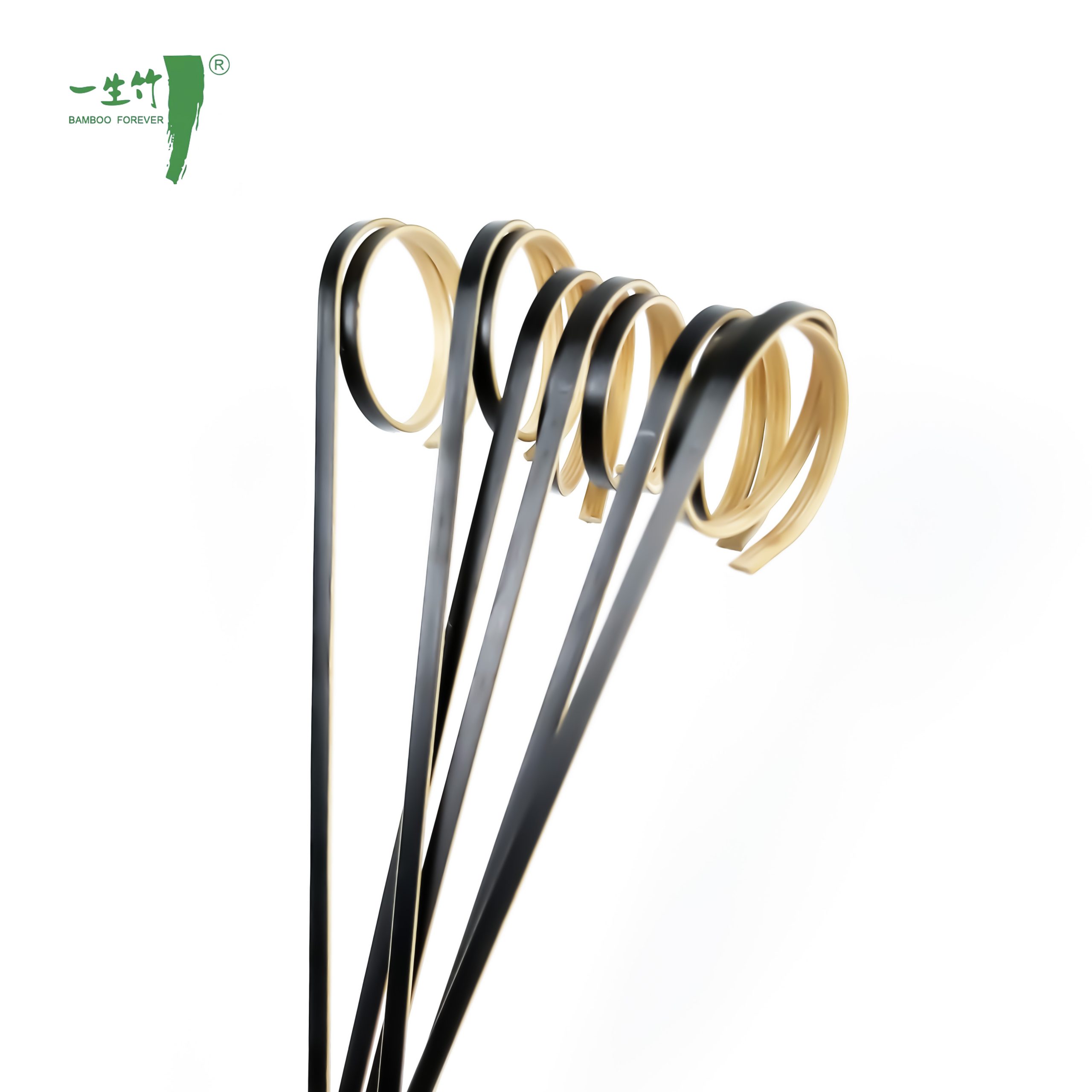 Бамбуковая витрина для товаров